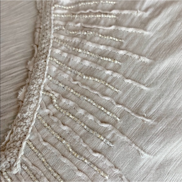 J. Crew Cap Sleeve Beaded Top Women’s Size XS - Picture 10 of 11